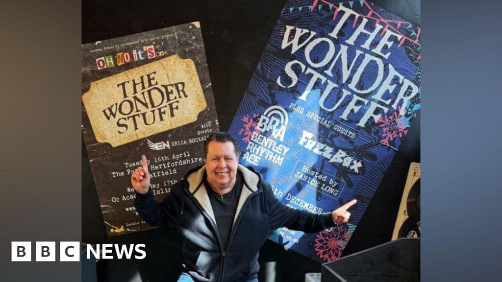 Wonder Stuff singer's bro swaps market for UK tour